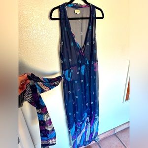 Multi colored coverup/ dress large